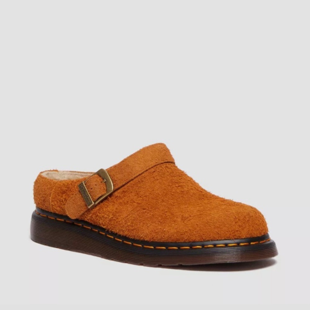 Dr Martens Unisex Suede Isham Mule Shearling